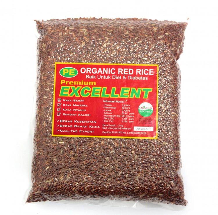 Beras Merah Organik 2 Kg